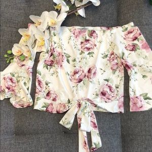 Sexy Off the Shoulder Crop Top